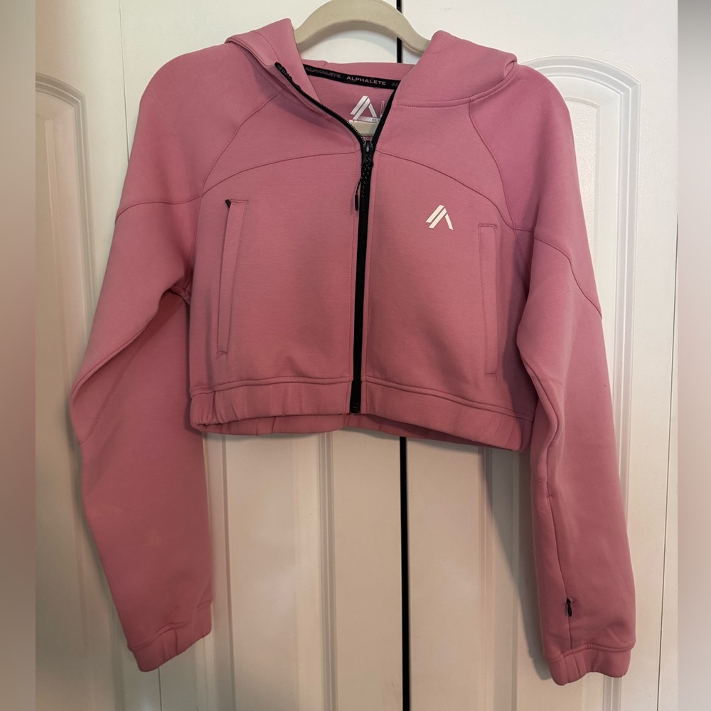 Alphalete Full Zip Crop Jacket